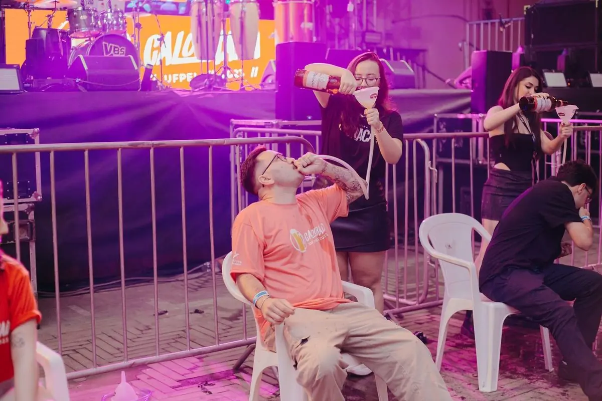 Calourada ao vivo